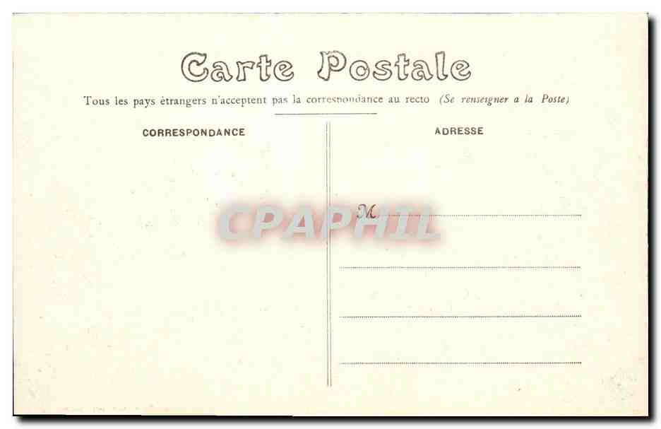 CPA Rennes Nouveau Jardin du Thabor et Vue Generale de Rennes — Rückseite
