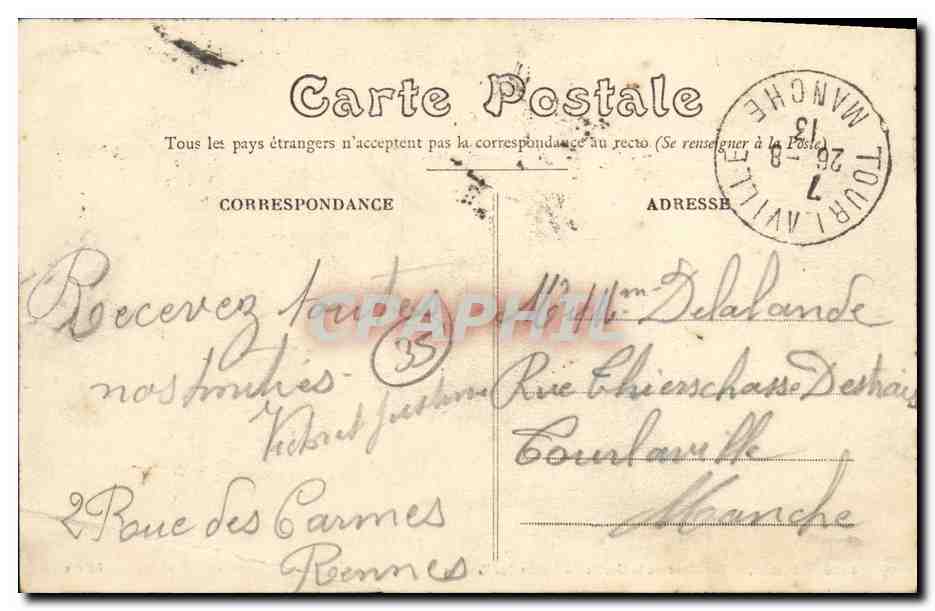 CPA Rennes Interieur de la Grotte du Jardin Des Plantes — Reverso