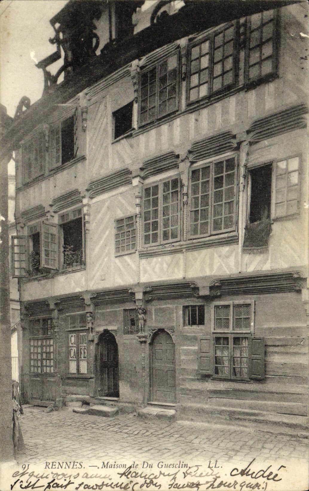 CPA Rennes Maison de Du Guesclin
