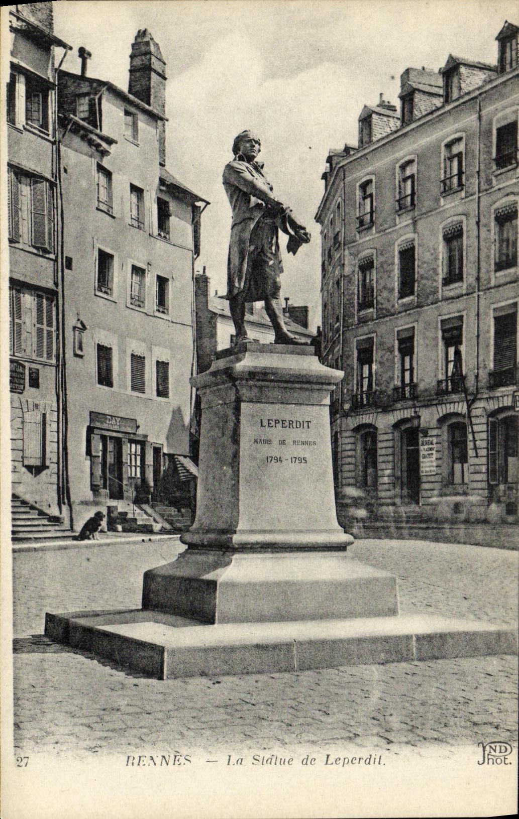 Rennes — The Statue of Leperdit — JND Hot.