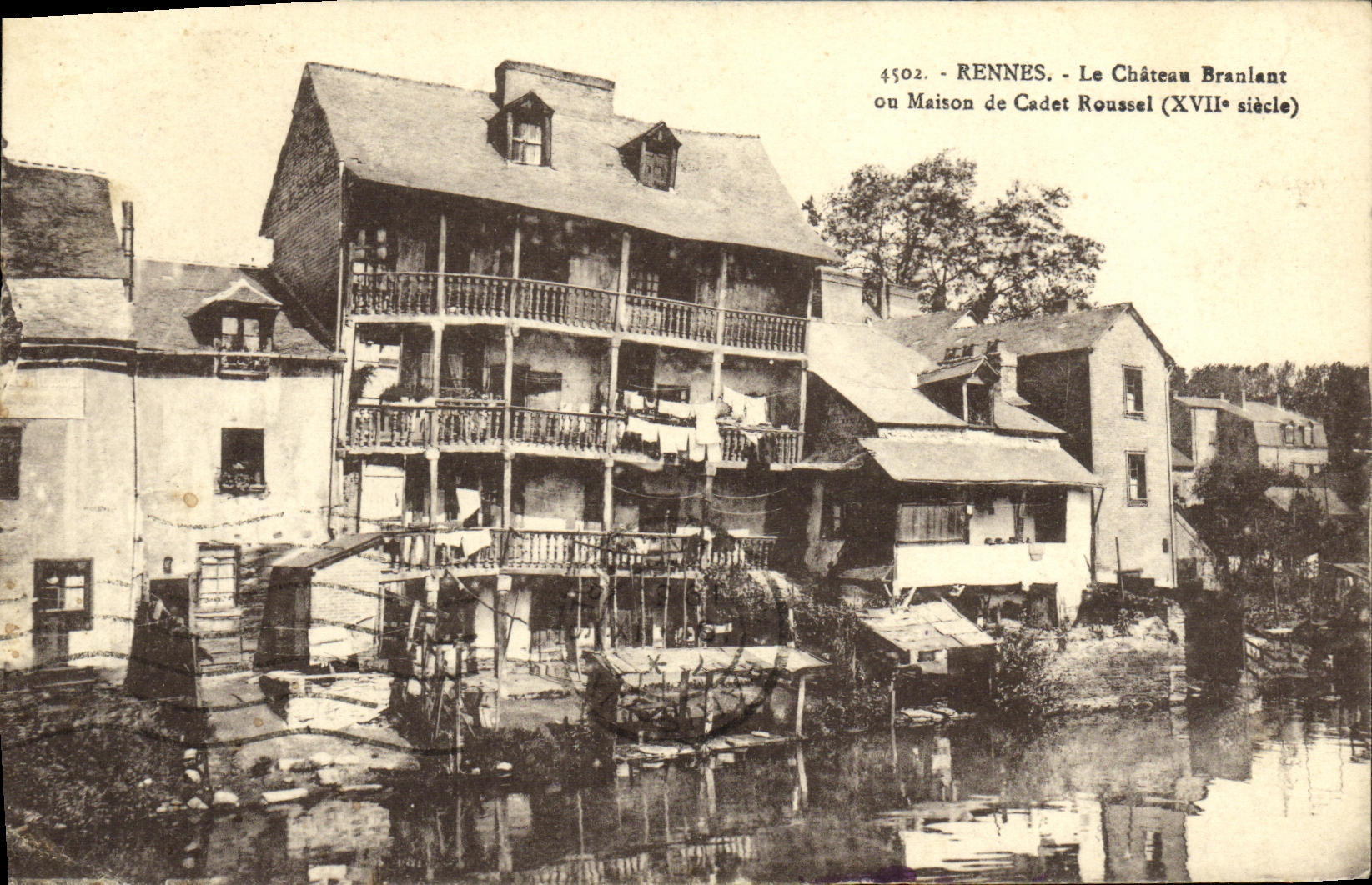Rennes - Le Château Branlant ou Maison de Cadet Roussel (XVIIe siècle)