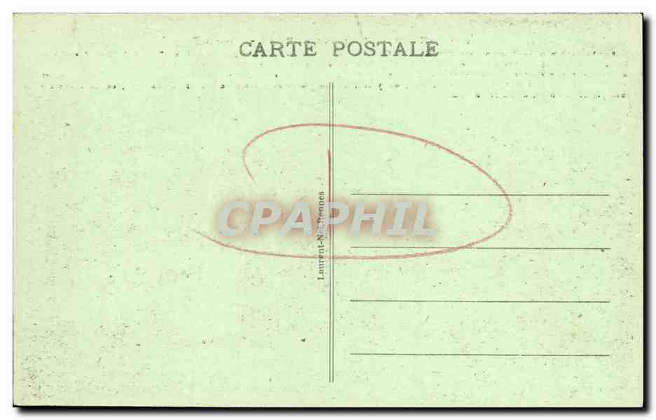 Rennes - Palais de Justice - Monument historique - Éditeur CPAPHIL, n° 4506 — Verso