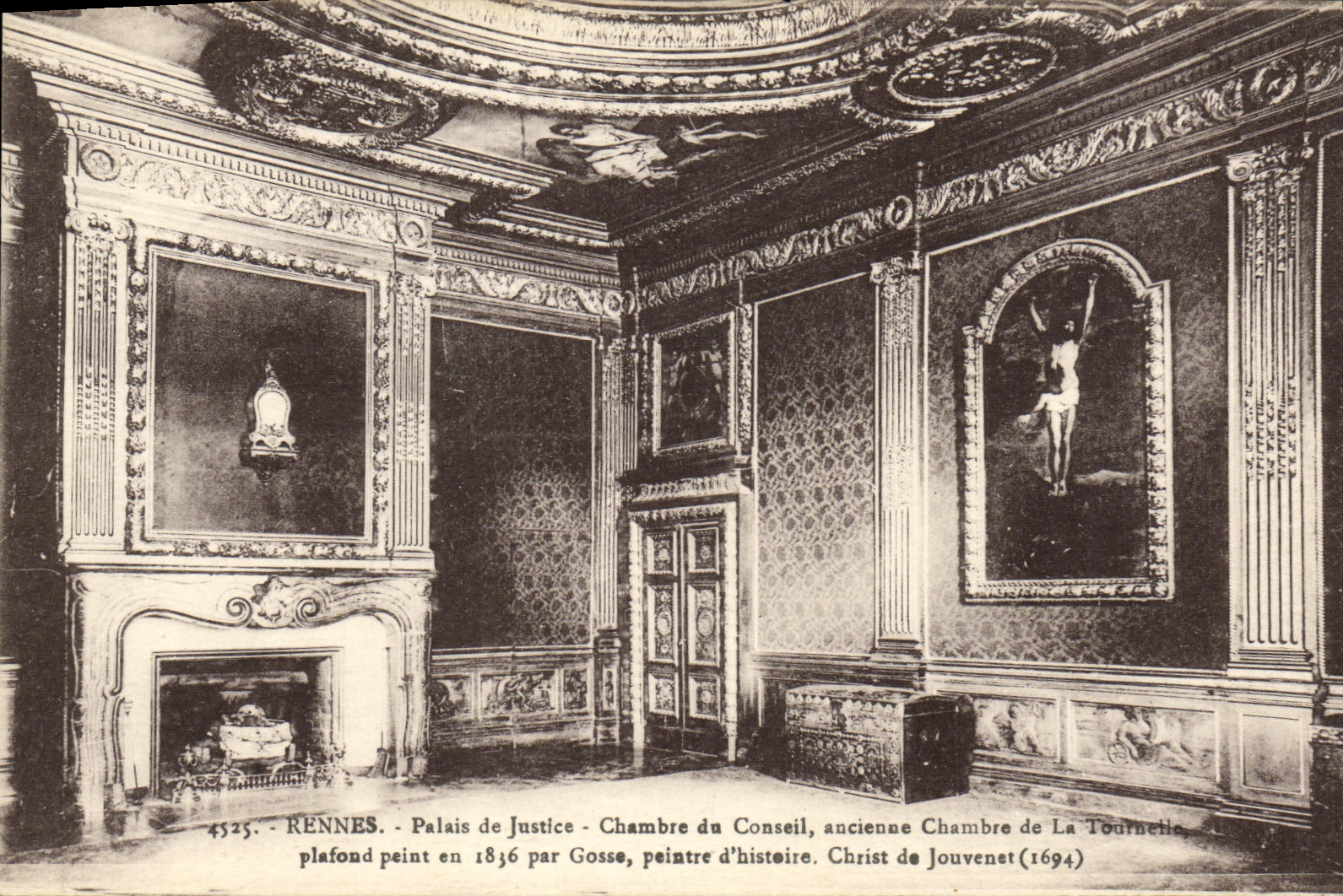 CPA Rennes Palais de Justice Chambre du Conseil Ancienne Chambre de la Tournelle