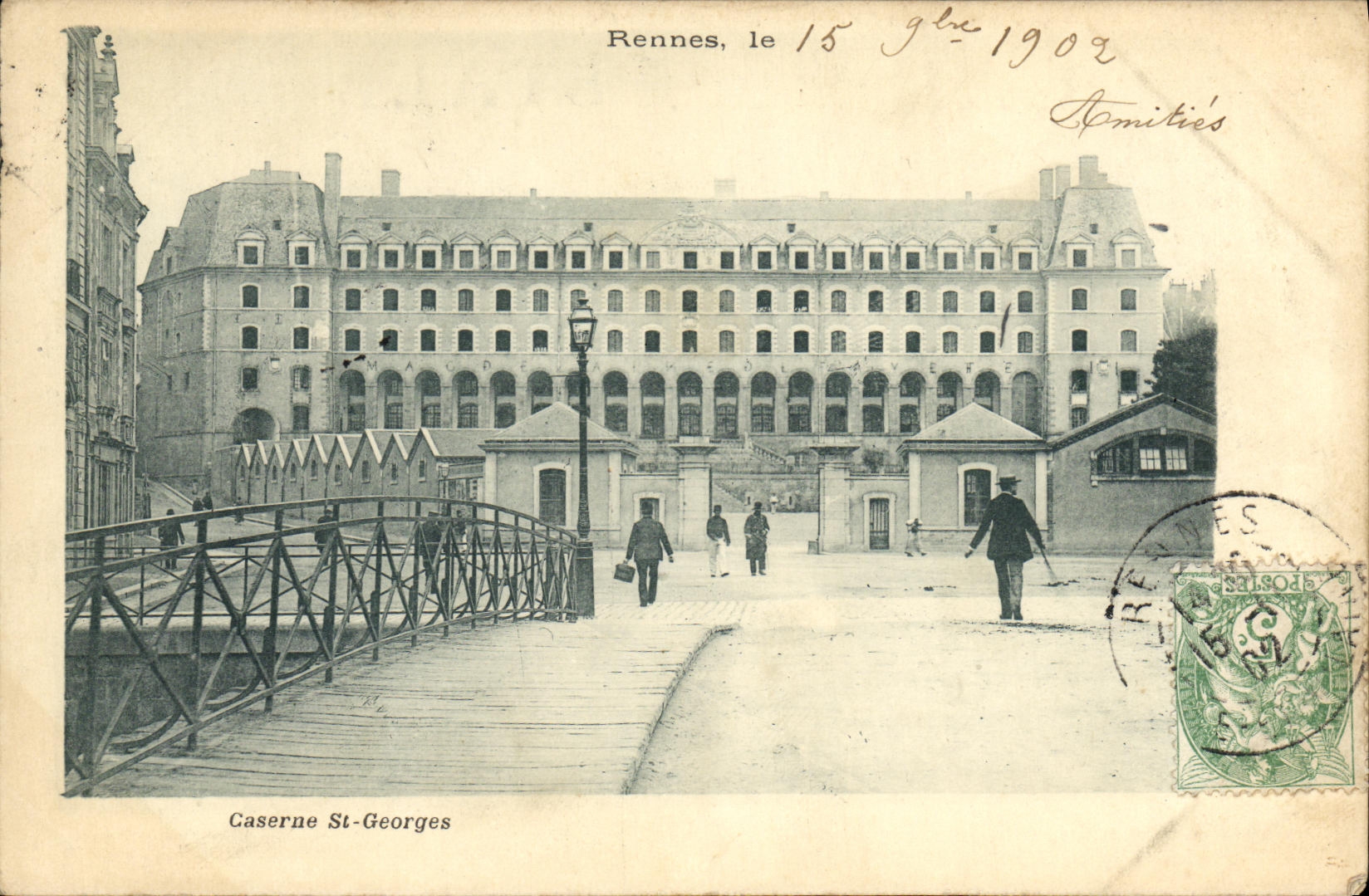 Caserne St-Georges — Rennes — éditeur 'Spmities'