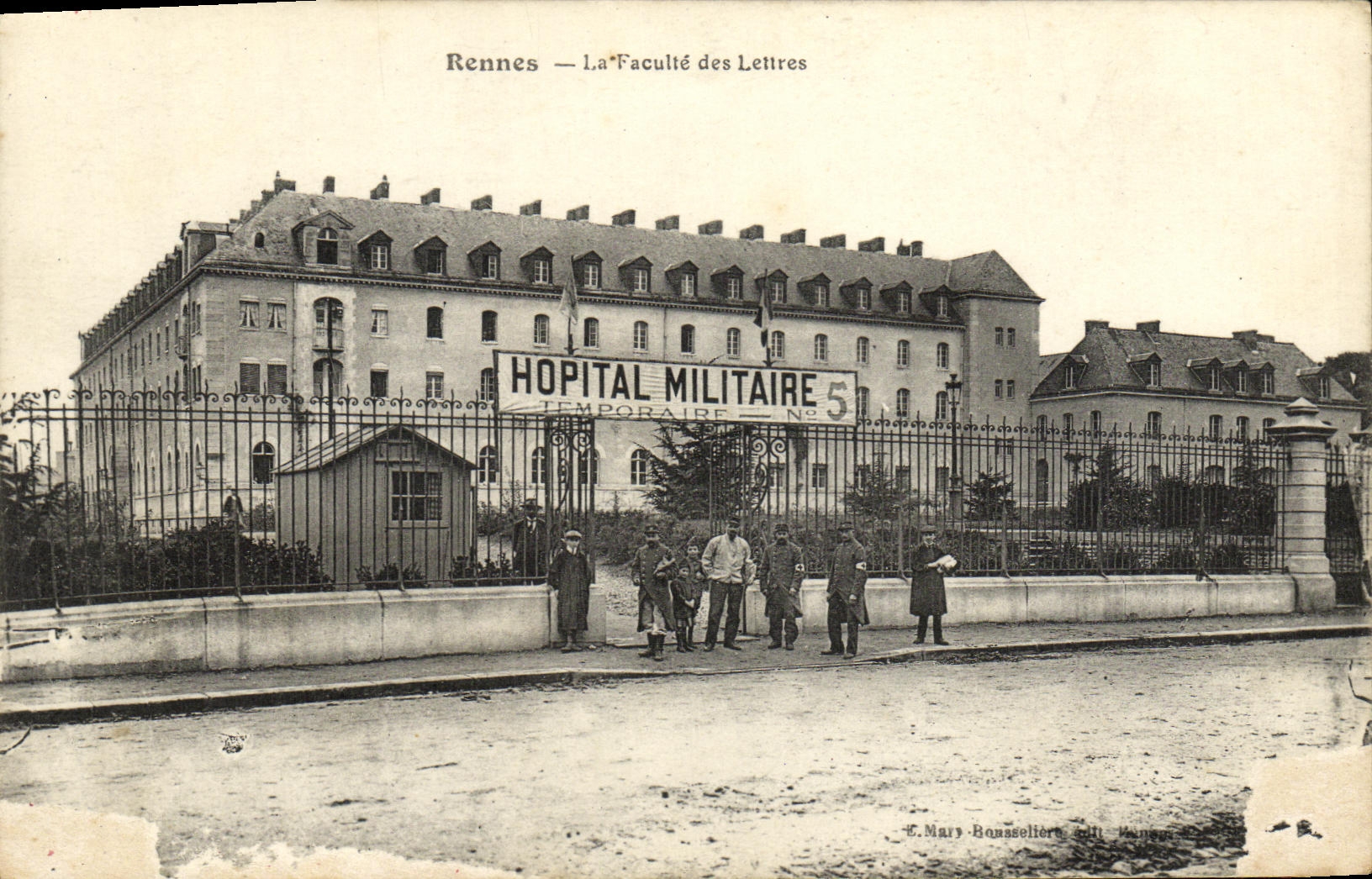 Rennes — Faculty of Letters — Temporary Military Hospital No. 5