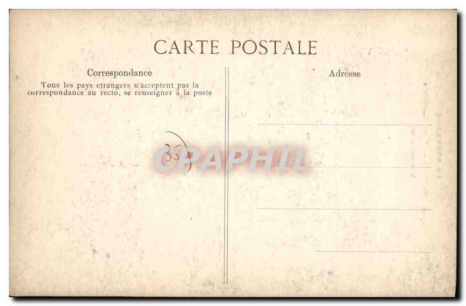 CPA Rennes Porte Mordelaise Vue Interieure Boulangerie Chapin — Rückseite