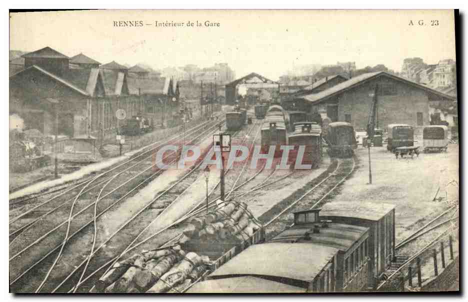 Rennes — Interior de la Estación — A G 23