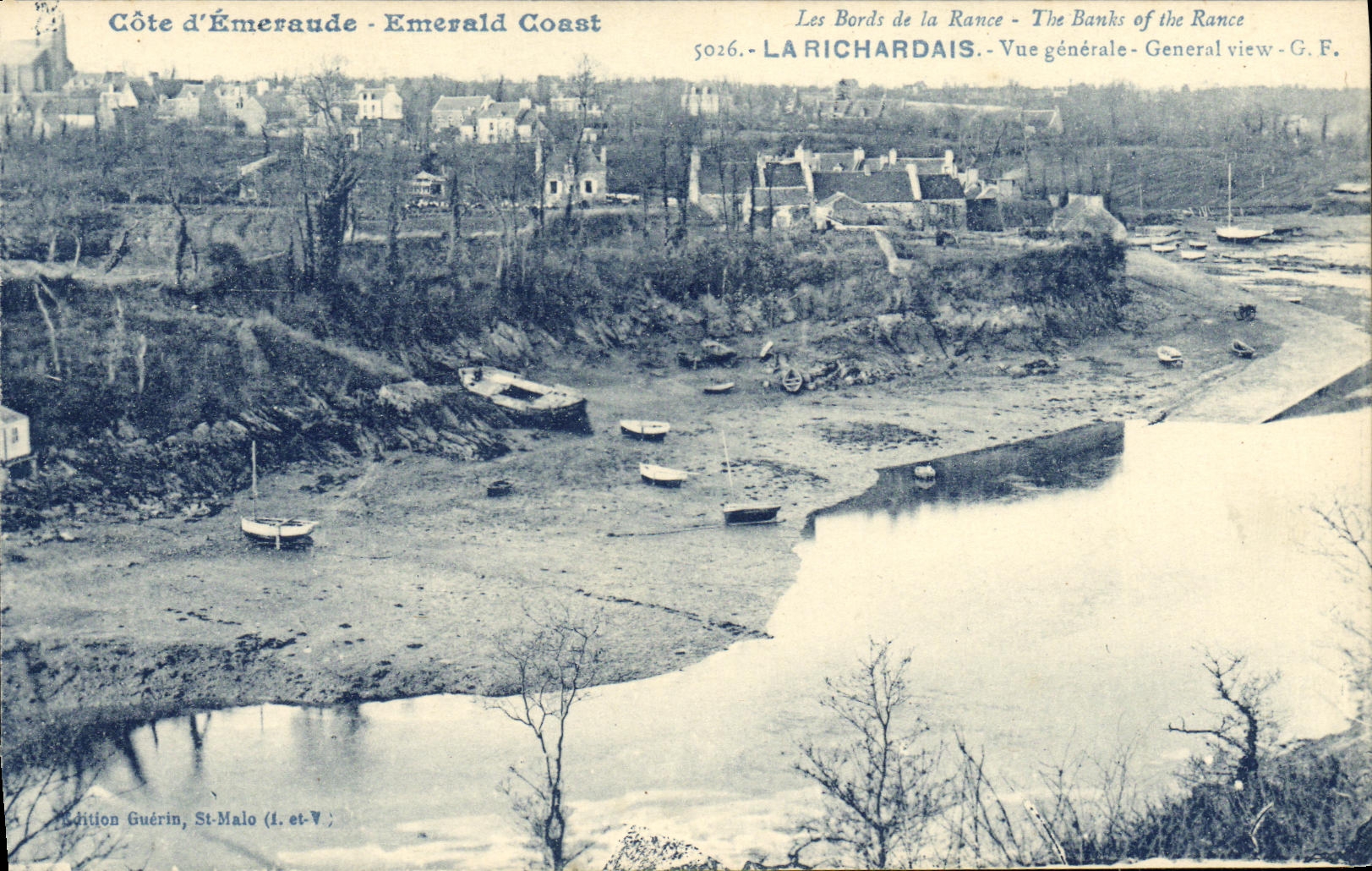 La Richardais — Les Bords de la Rance — Édition Guérin, St-Malo (I. et V.)