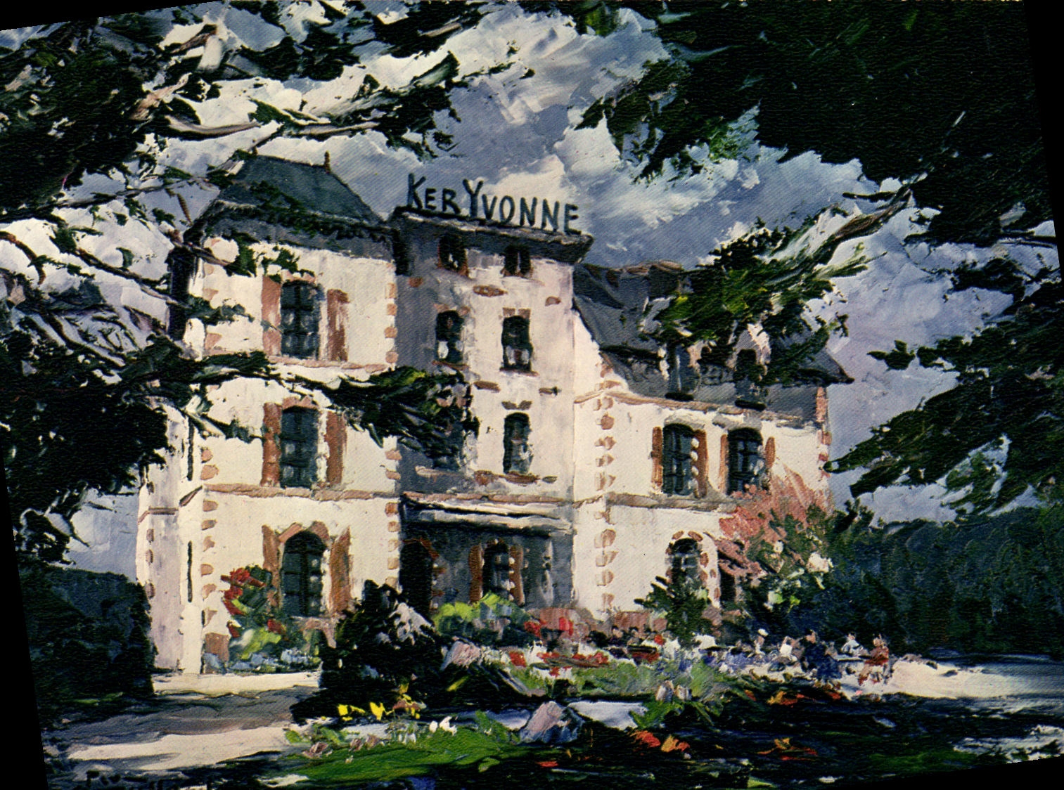 CPM Rotheneuf pension de famille Rotheneuf 