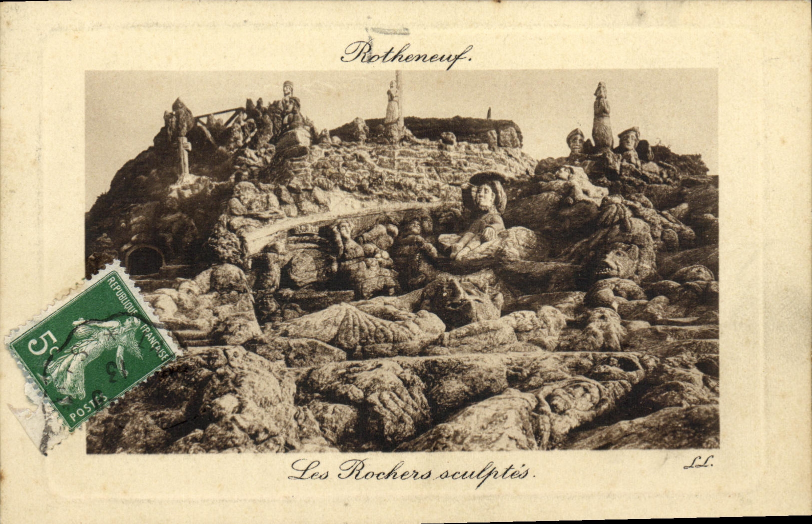 Rotheneuf — Les Rochers sculptés — L.L.