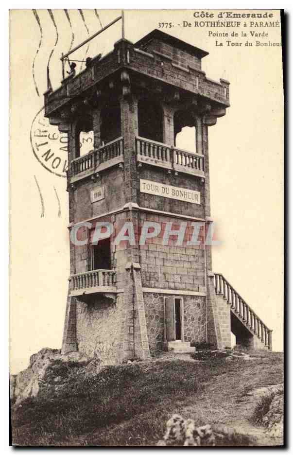 CPA De Rotheneuf a Parame Pointe de la Varde La tour du bonheur 