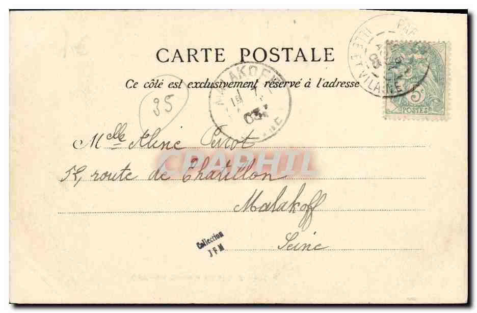 Le Tombeau de Saint-Budoc — Côte d'Emeraude, ROTHENEUF — G. F. n°2549 — Verso