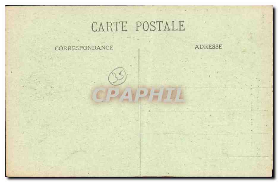 CPA Rotheneuf Les Rochers Sculptes Jeanne La famille des Rotheneuf — Back