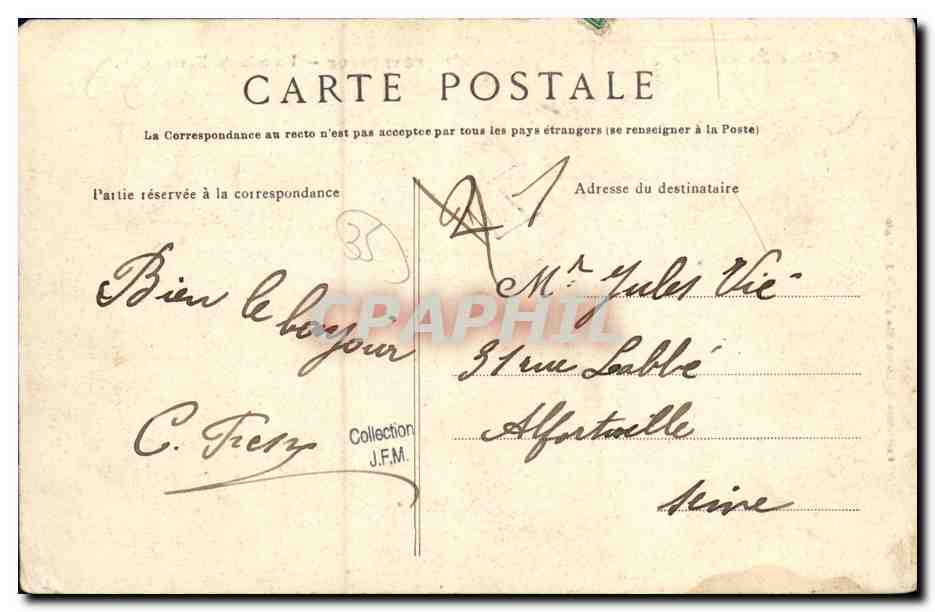 Rothenneuf — Un coin du Havre G.F. — Collection GERMAIN fils âné Saint-Malo — Reverso