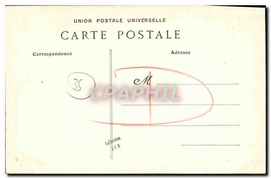 CPA Rotheneuf Le Havre Pecheurs attelage cheval — Back