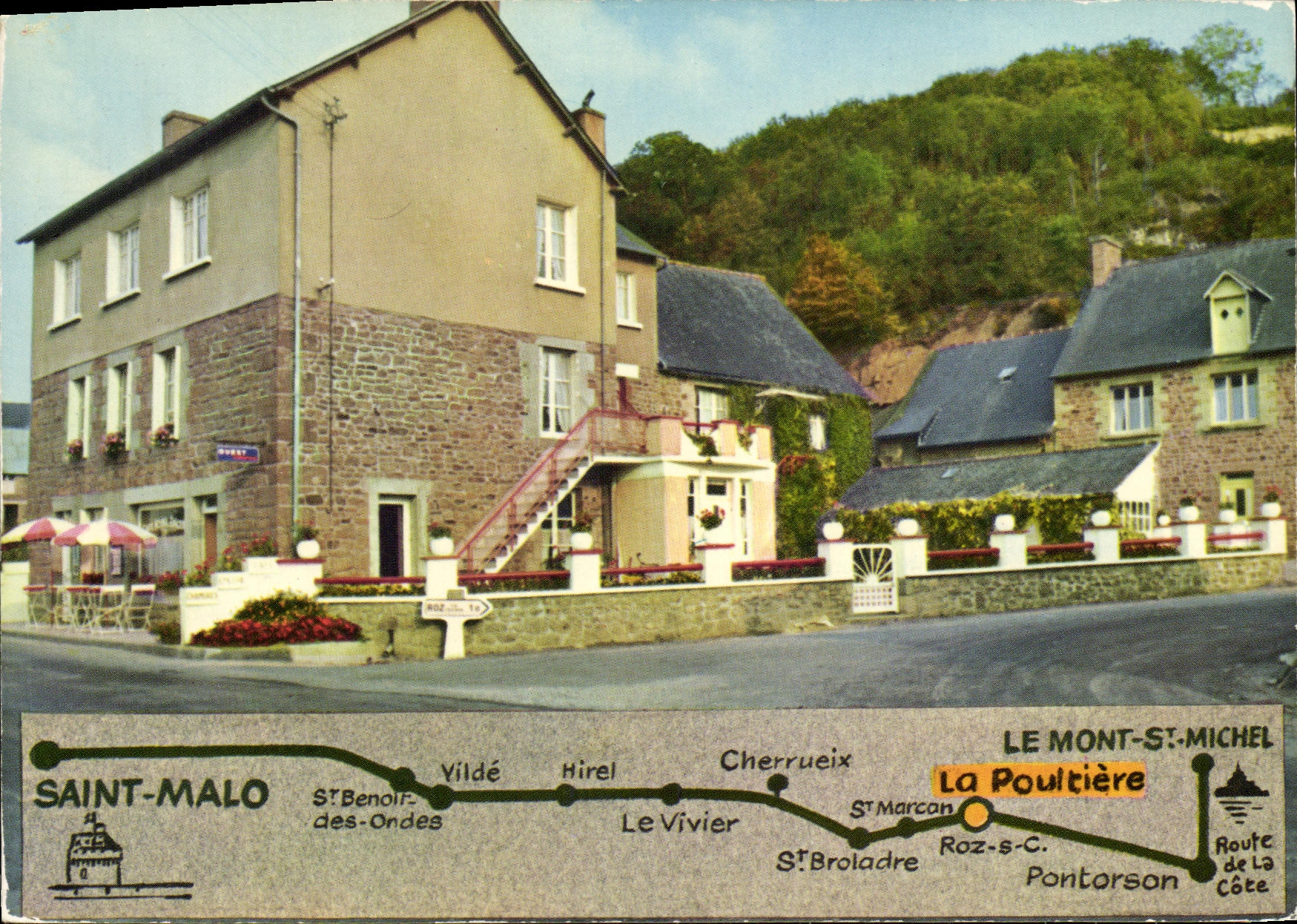 La Poultière — Route de la Côte — Éditeur M. Guérin, n°70