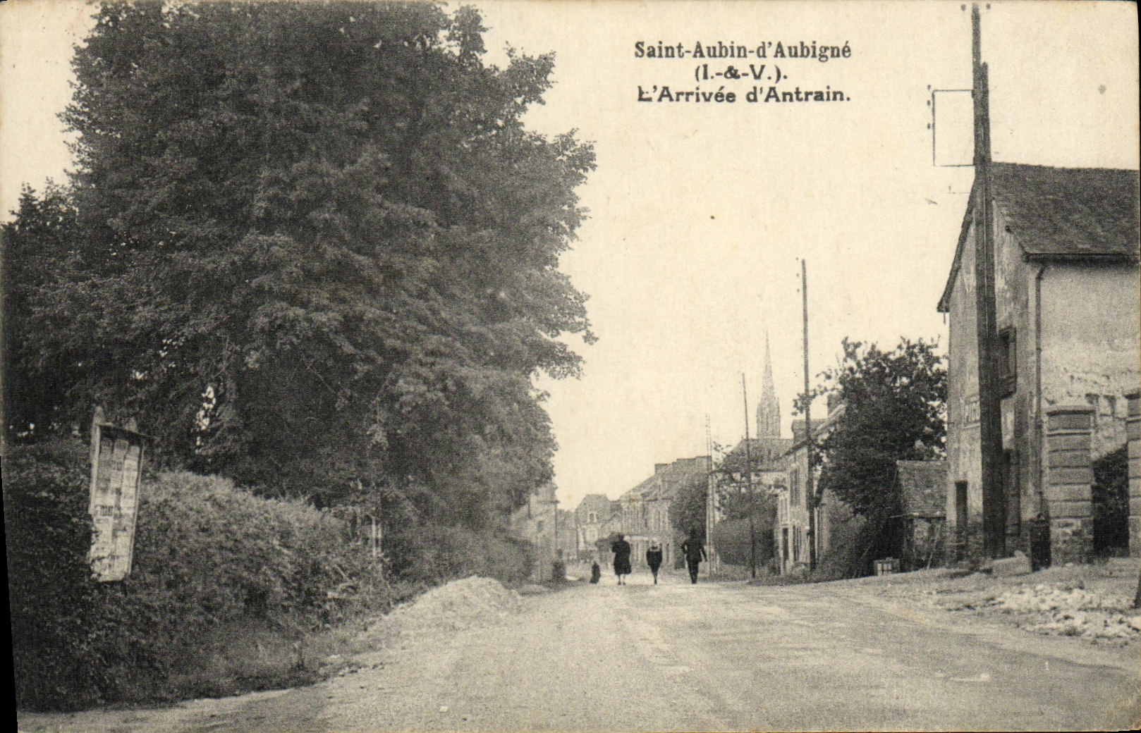 Saint-Aubin-d'Aubigné — L'Arrivée d'Antrain — éditeur non identifié
