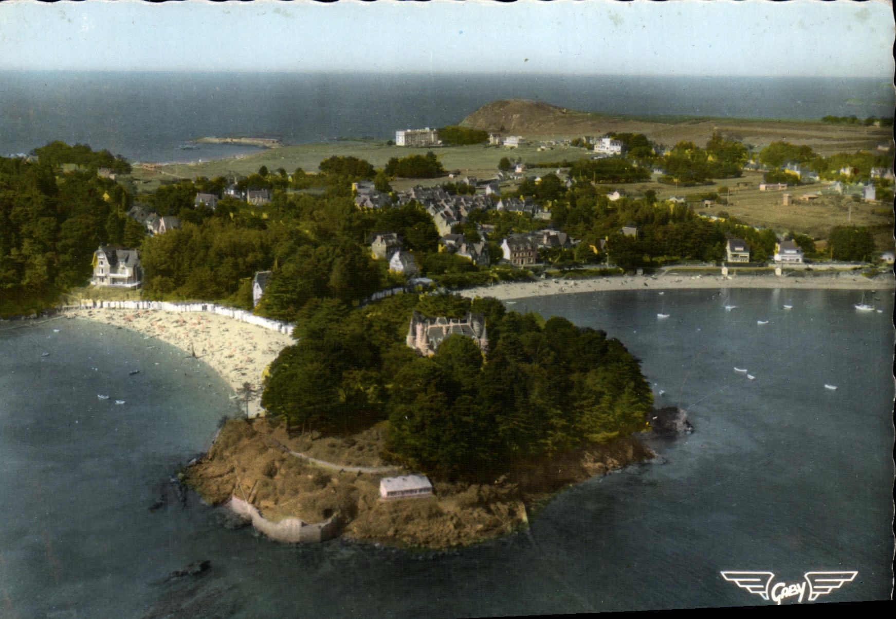 Saint-Briac-sur-Mer — Vue générale des plages et du quartier de la Chapelle — Éditions Gaby