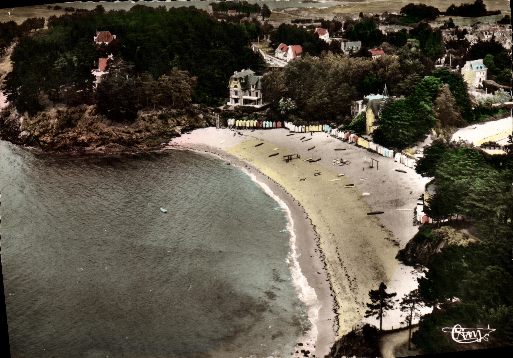 St-Briac-sur-Mer — Plage de la Salinette — Vue aérienne — Éditions Aériennes Comb. Imp. Macon
