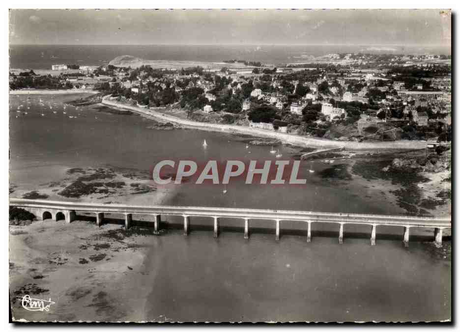 St-Briac-sur-Mer (Ille-et-Vilaine) — Luftbild — Der Brücke Firémur und Überblick über die Villen — Éditions Impr. Macou