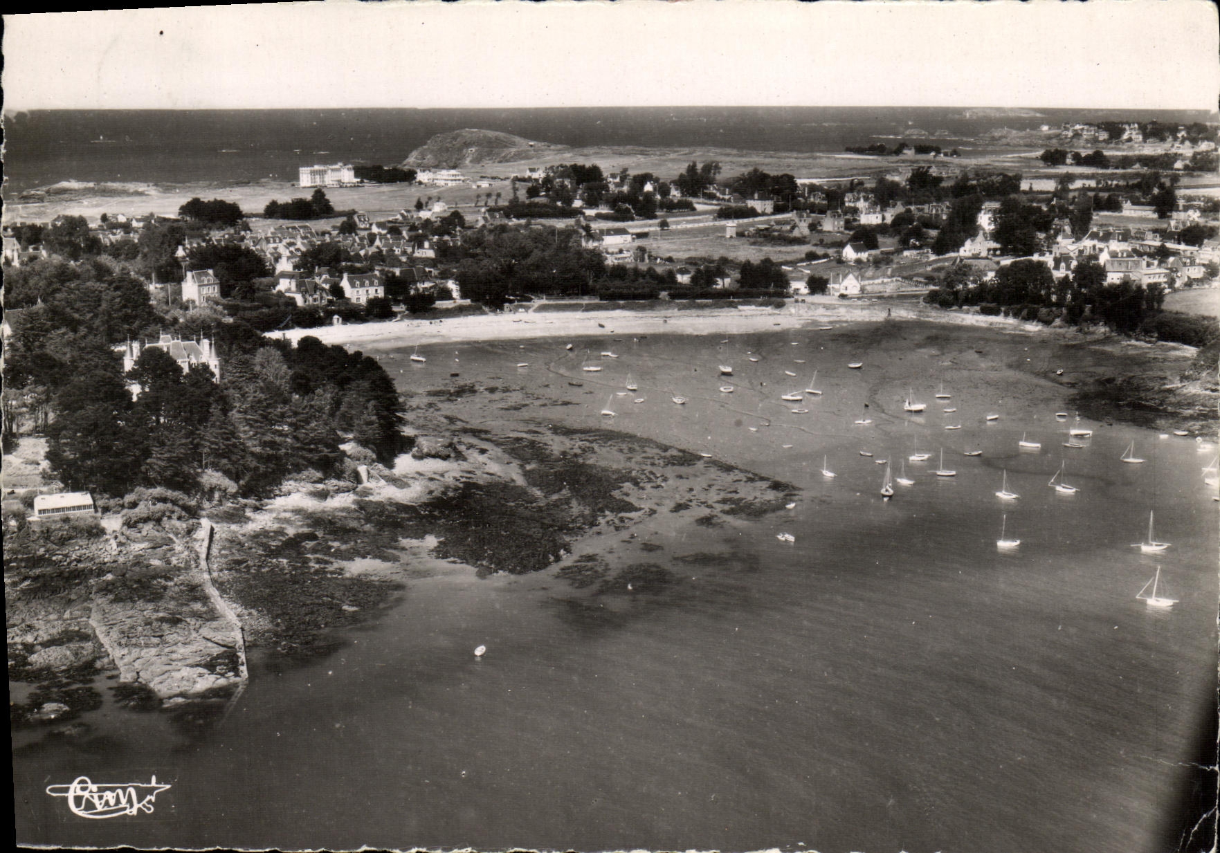 St-Briac-sur-Mer — Plage et Port du Béchet — Vue aérienne — Éditions Banquet