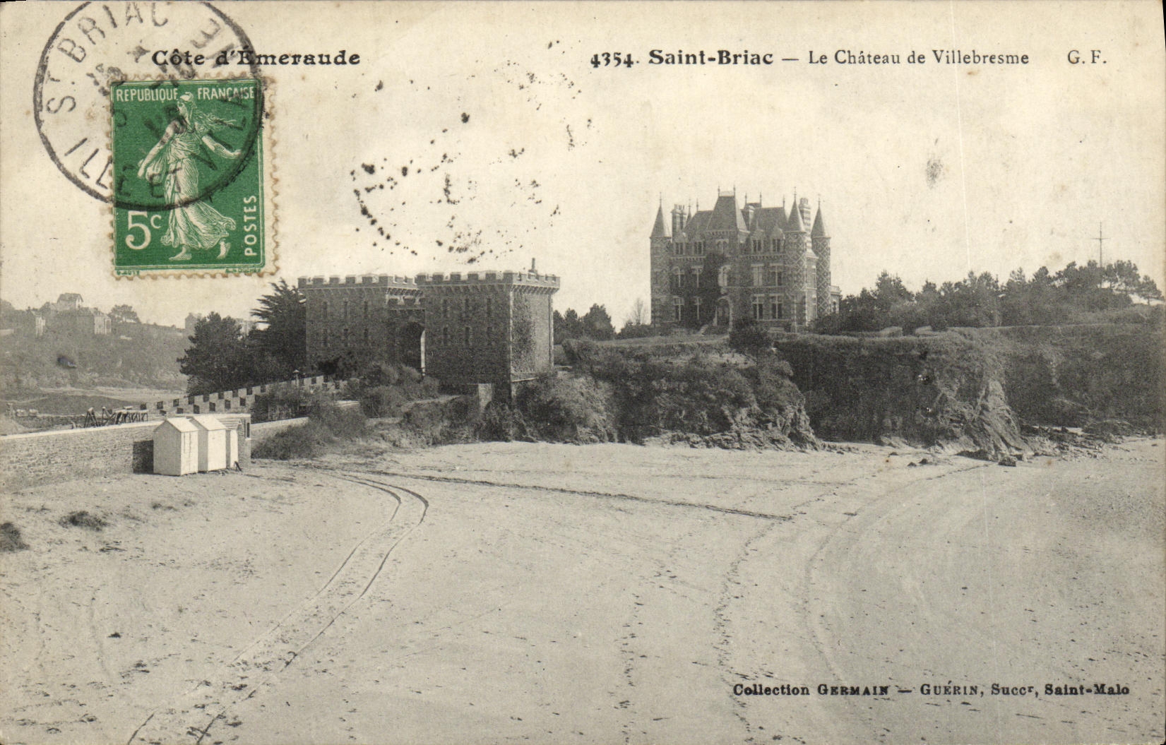 CPA Saint Briac Le Chateau de Villebresme