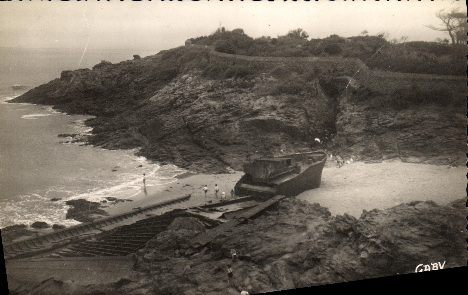 Plage Château Hébert — Saint-Enogat (I.-et-V.) — Éditions Caby