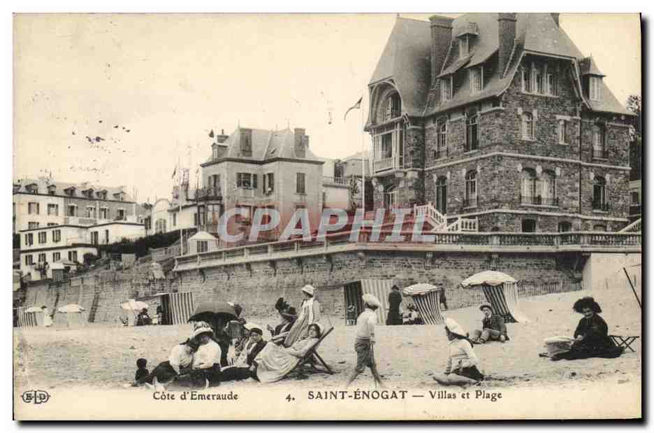 Saint-Énogat — Villas et Plage — Côte d'Emeraude