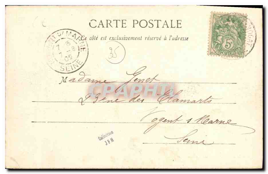 St-Briac - Le Port à marée basse - G. F. - Côte d'Émeraude — Reverso