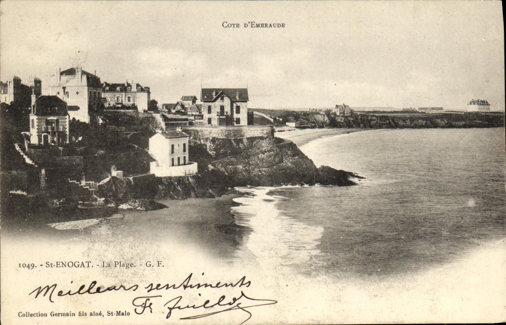 St-Enogat - La Plage - G.F. - Collection Germain fils, St-Malo