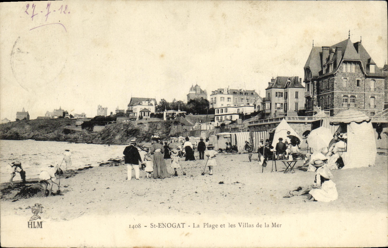 St-Enogat - La Plage et les Villas de la Mer — HLM, n°1408