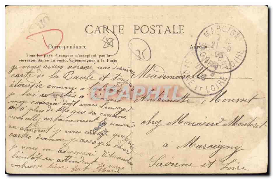 Saint-Enogat — Vue Générale des Villas de la Mer — G. F. n°2269 — Achterkant