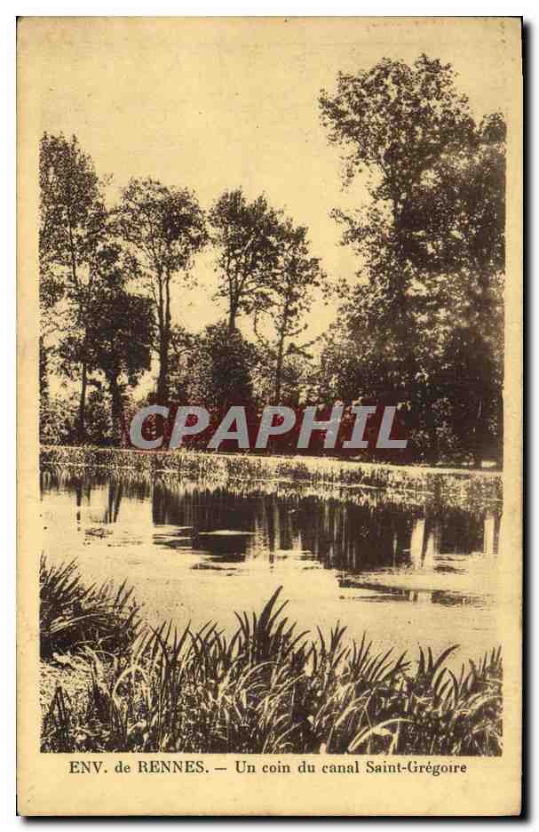 ENV. de RENNES — Un coin du canal Saint-Grégoire — CPAPHIL