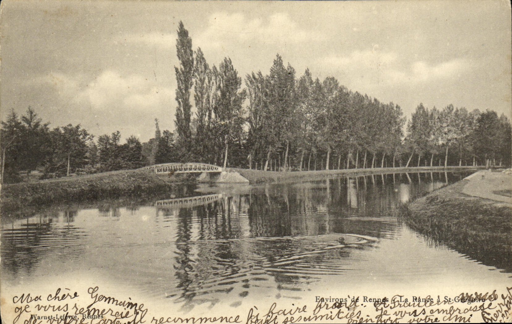 Environs de Rennes - La Rance à St-Germain - Wernat-Lefranc, Rennes