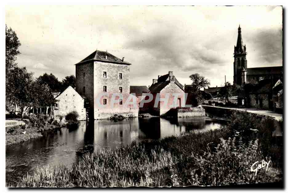 CPM Saint Jean sur Couesnon Le Moulin et la riviere le Couesnon
