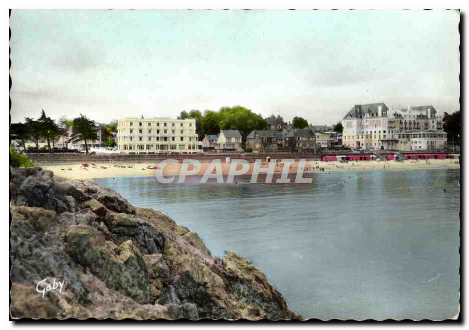 Saint-Lunaire (Il.-et-V.) — La Plage et les Hôtels — Éditions Gaby, Nantes