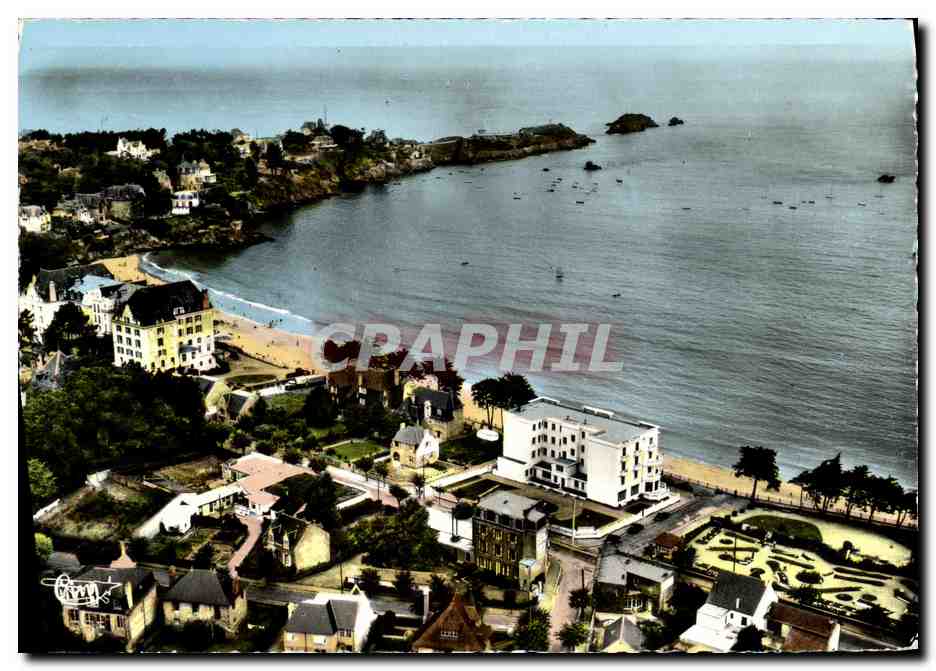 Saint-Lunaire (I.-et-V.) — Le Golf miniature, la Plage et la pointe du Décollé — Vue aérienne — Éditeur : COMDIER IMP. MACCON (S.A.L.)