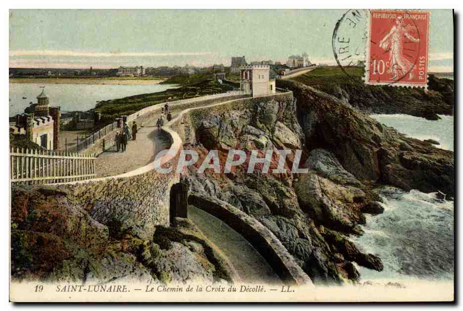 Saint-Lunaire — Le Chemin de la Croix du Décollé — LL. — Éditeur LL.