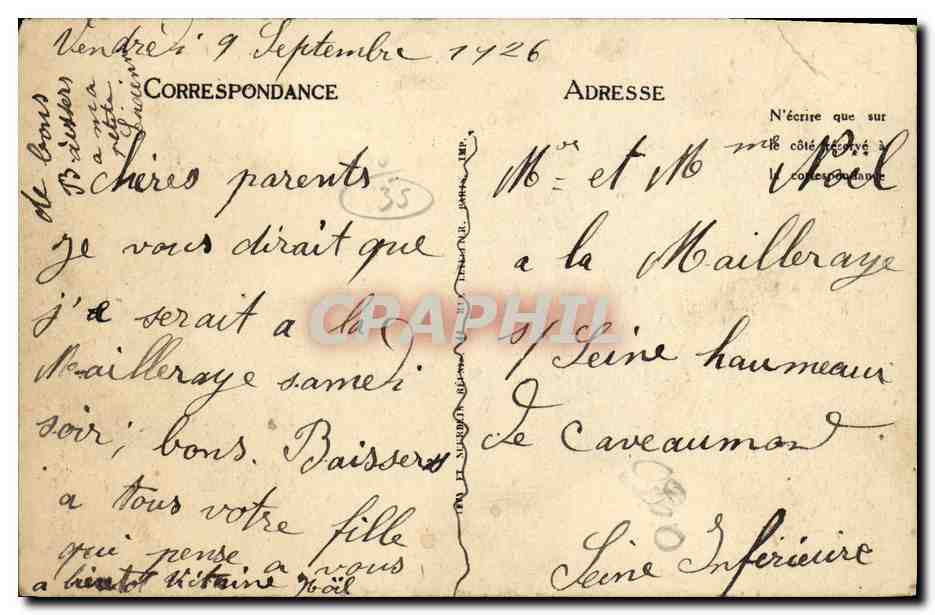 CPA Saint Lunaire Vue prise de la Pointe du Decolle — Verso