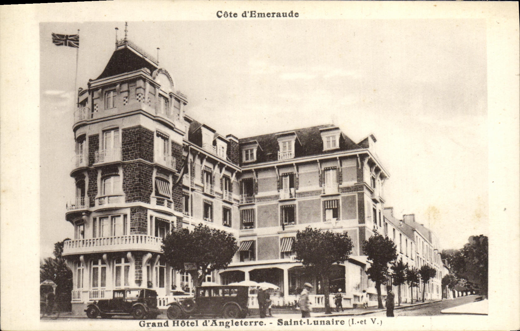 Grand Hôtel d'Angleterre — Saint-Lunaire (I. et V.) — Laurent-Nel, Herties