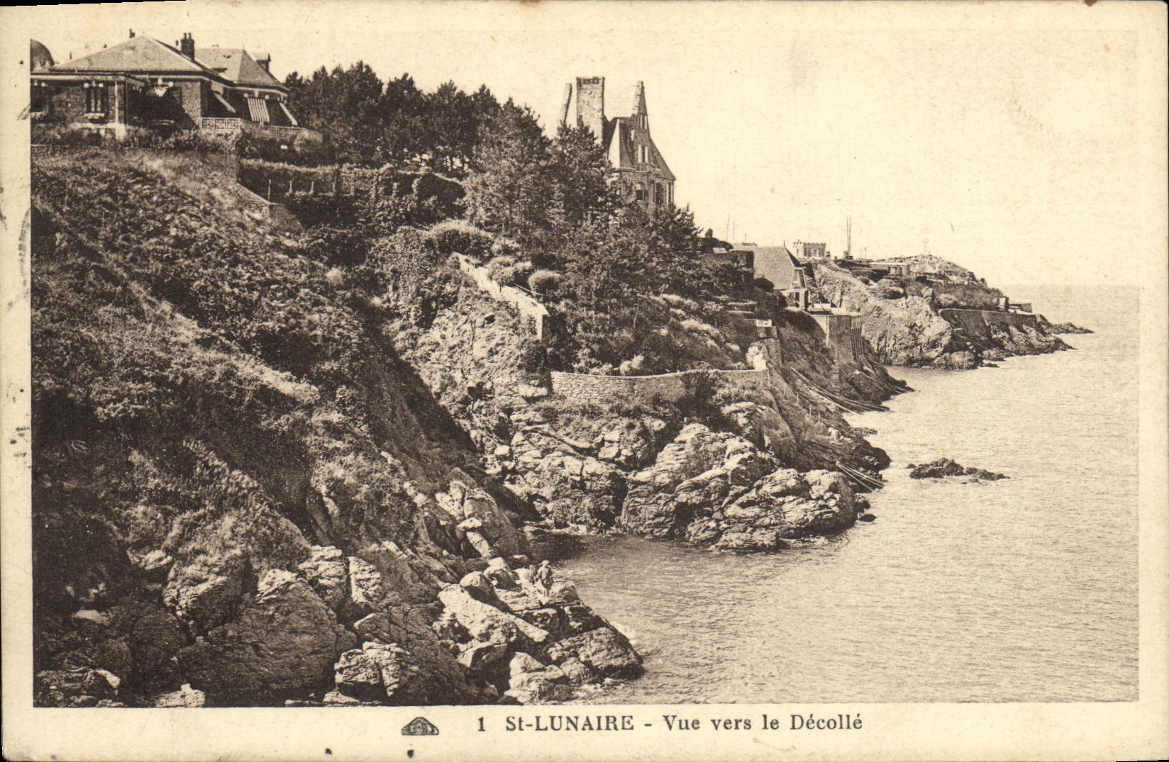 CPA St Lunaire Vue vers le Decolle