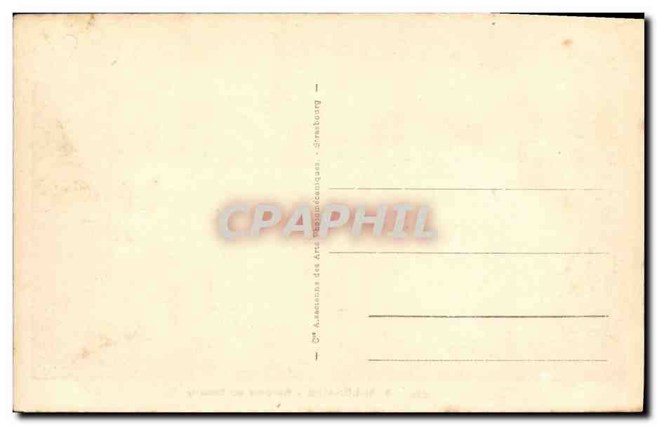 CPA St Lunaire Rochers au Decolle — Verso