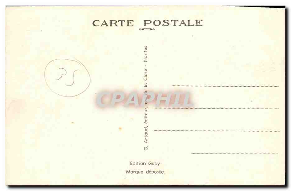 CPA St Lunaire Vue generale de la grande plage — Verso