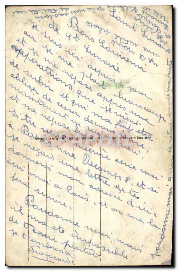 St-Lunaire - Sur la plage de Longchamp — CPA n°32, éditeur A.P.C. — Reverso