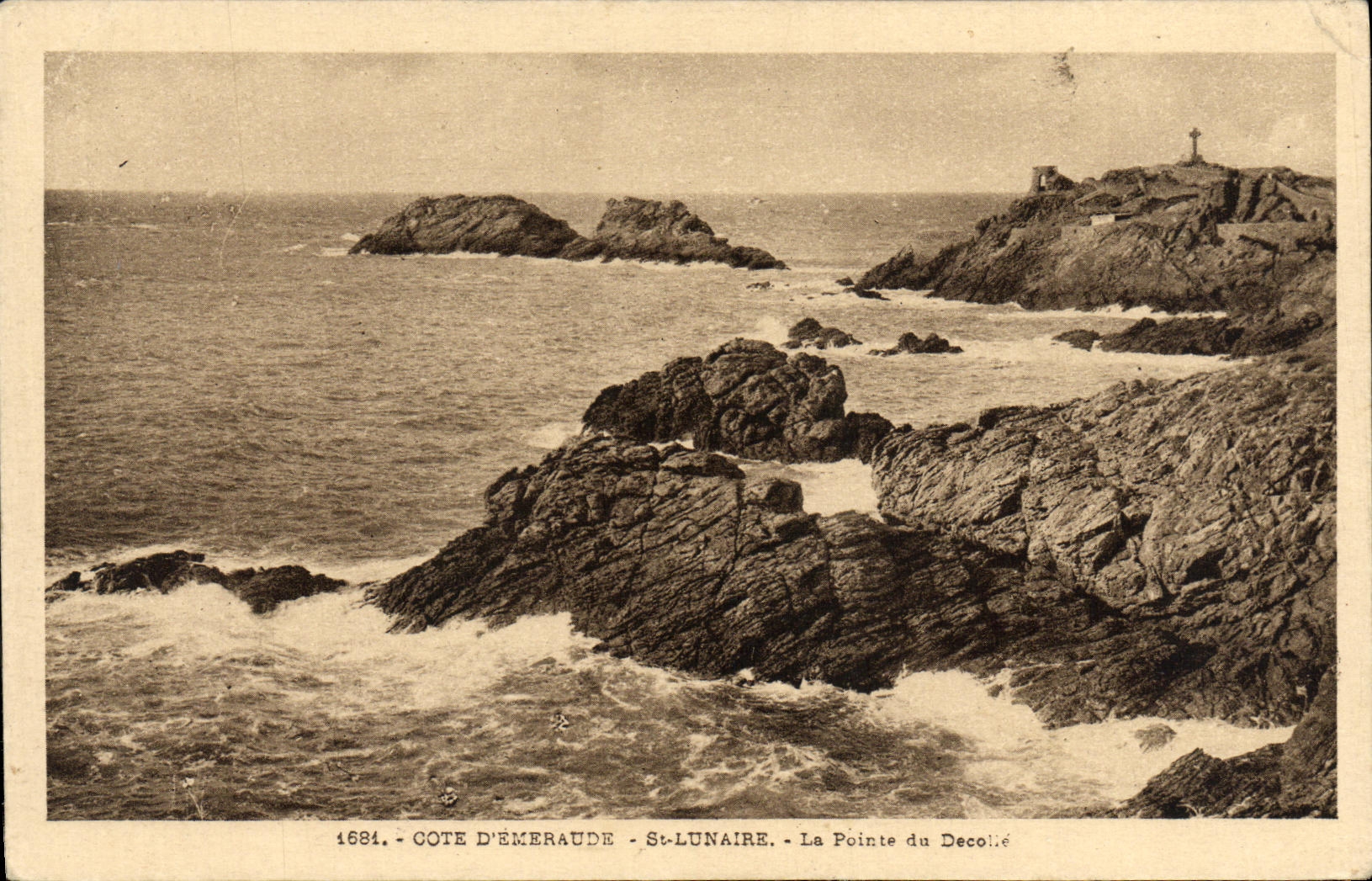 Côte d'Émeraude - St-Lunaire - La Pointe du Decollié — Laurent-Nel, Rennes, n° 1684