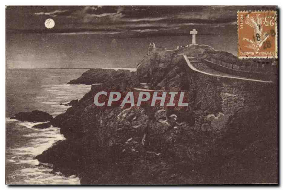 CPA Saint Lunaire Effet de Lune sur le Decolle