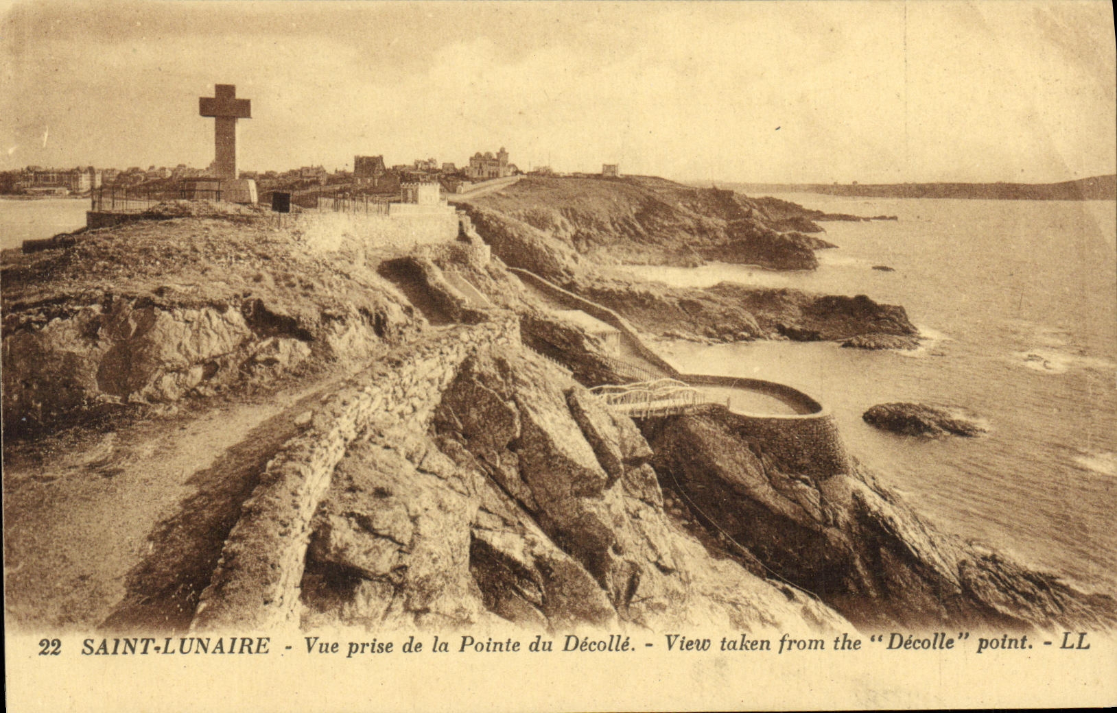 Saint-Lunaire — Vue prise de la Pointe du Décollé — LL