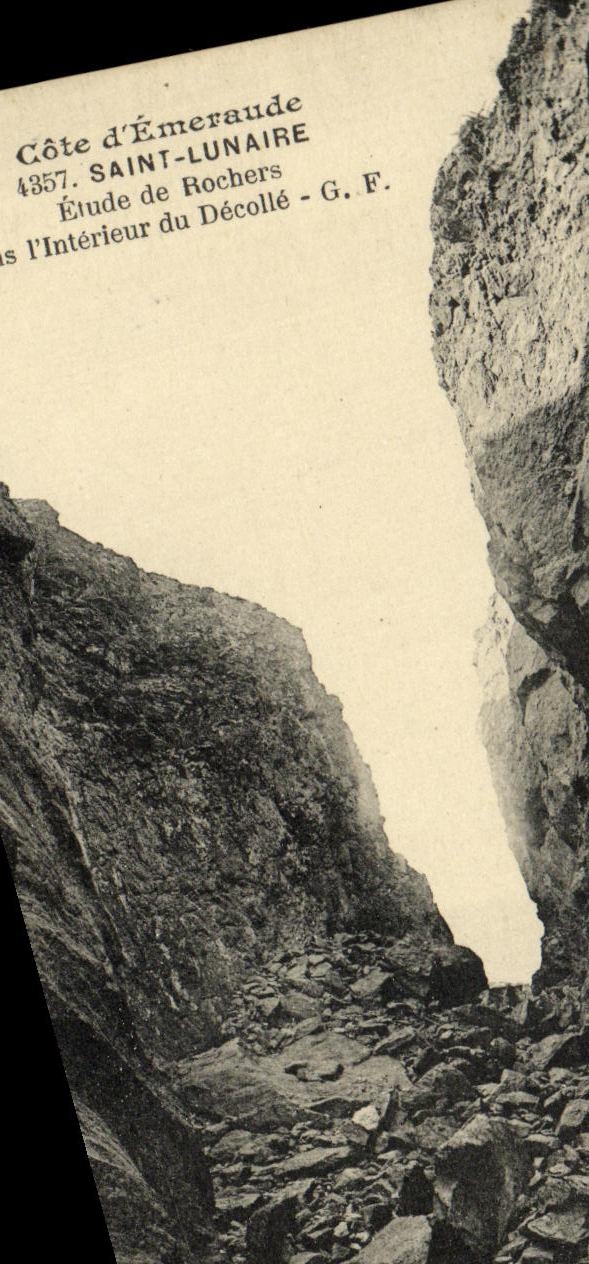 Côte d'Émeraude — Étude de Rochers — G. F.