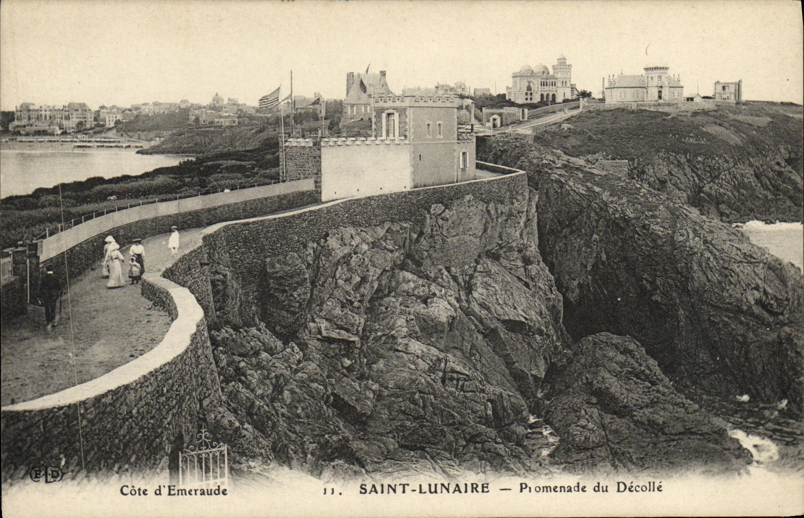 Saint-Lunaire — Promenade du Décollé — Côte d'Emeraude
