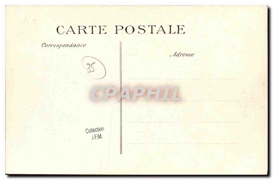CPA Saint Lunaire La Grande Coupe du Decolle — Verso